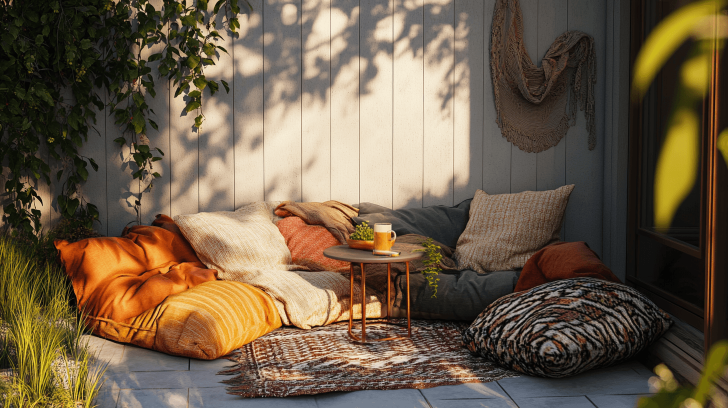 Meubles et textiles pour le confort