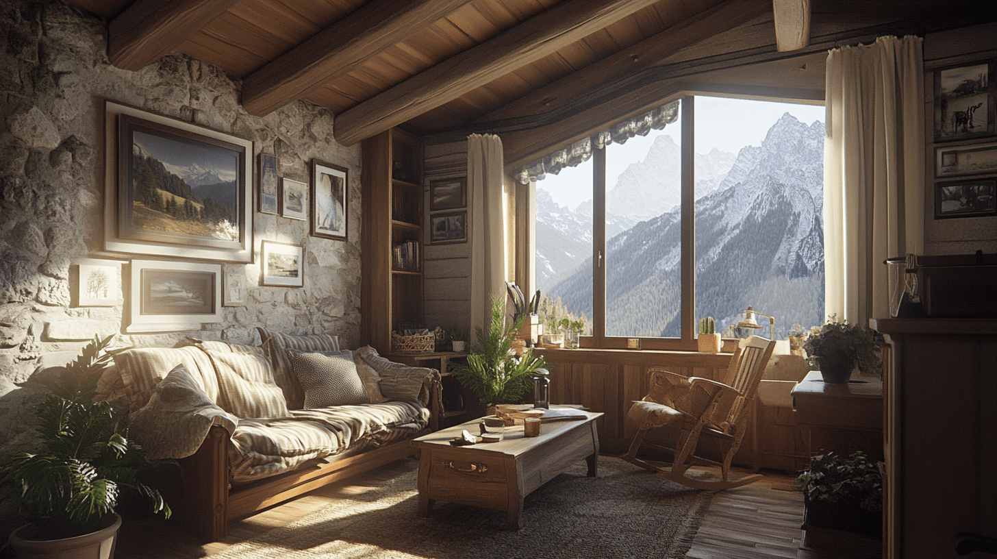 Styles de vie pour le chalet de montagne parfait