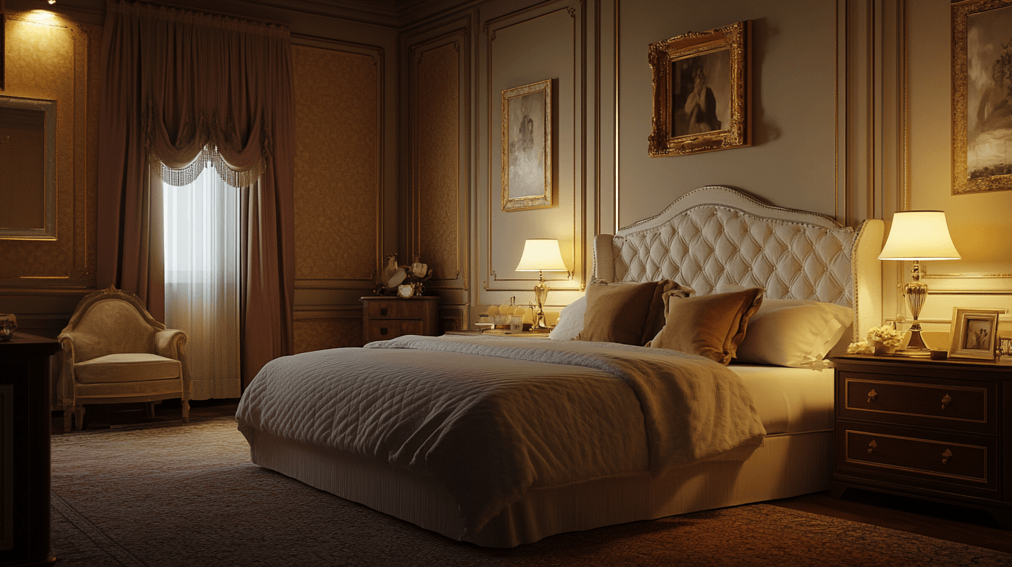 Chambre à coucher au look d'hôtel : luxe pour le quotidien