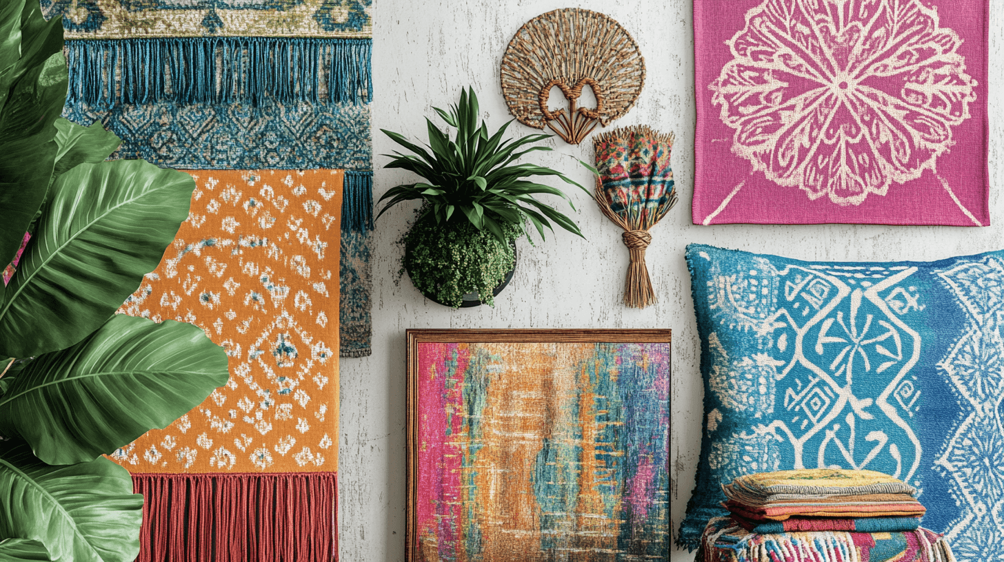 Décoration et accessoires dans le style Colorful Boho