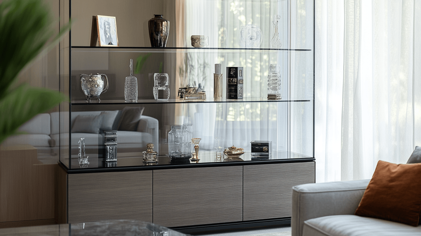 Design moderne : Vitrines en verre pour vos objets de collection