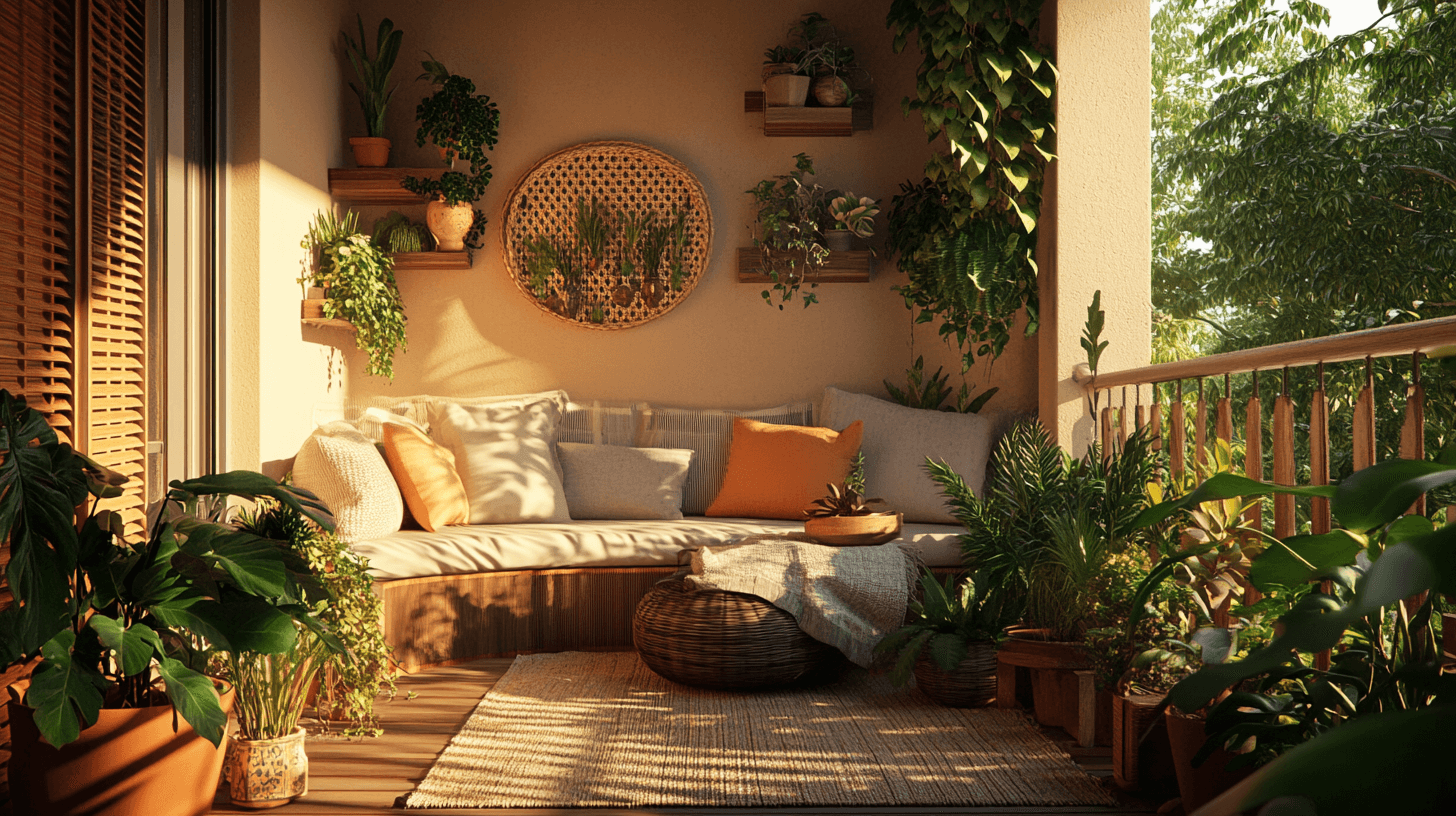 Aménager un balcon : Oasis extérieure confortable dans un petit espace