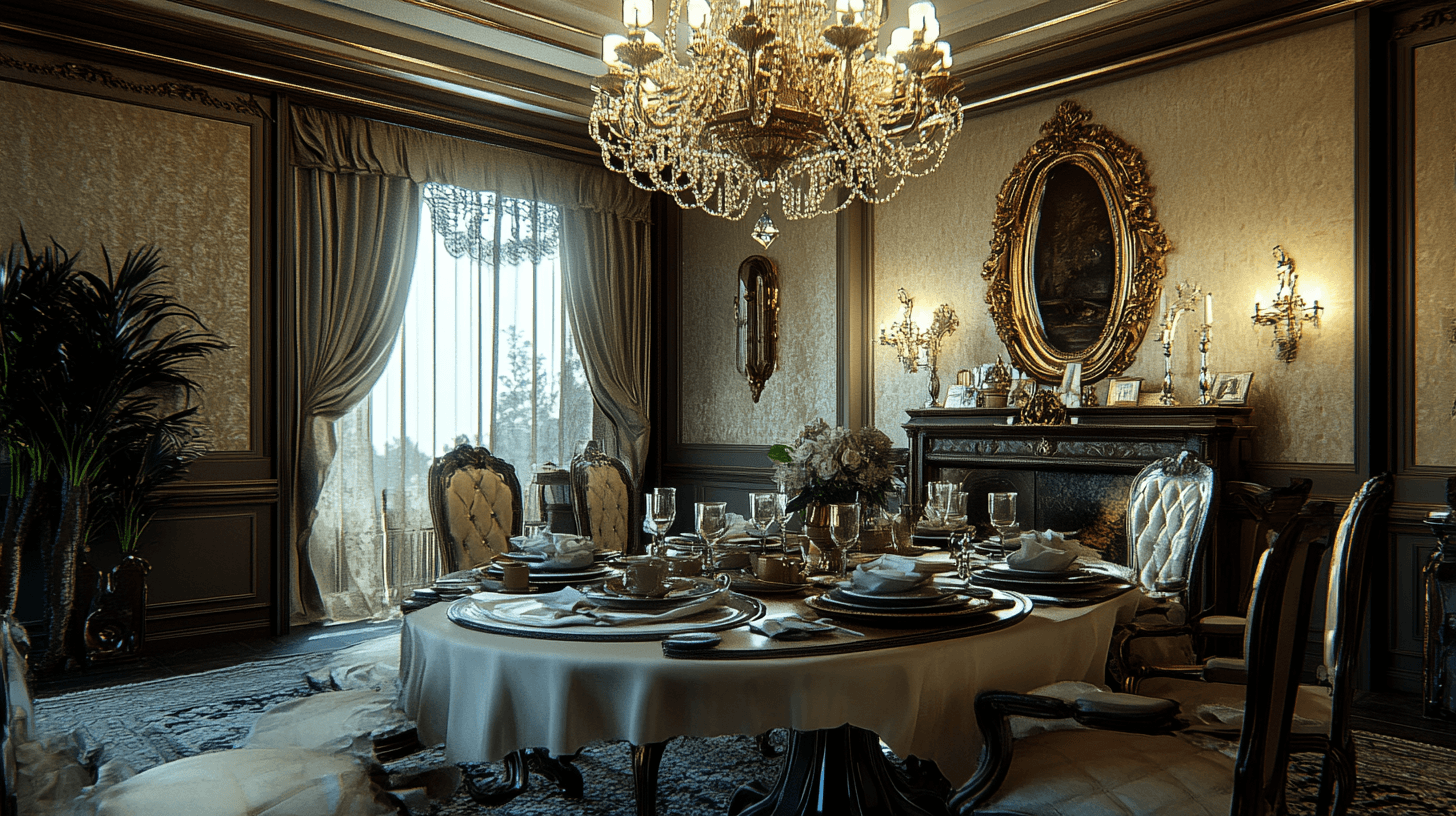 Salle à manger avec lustre : allier élégance et atmosphère