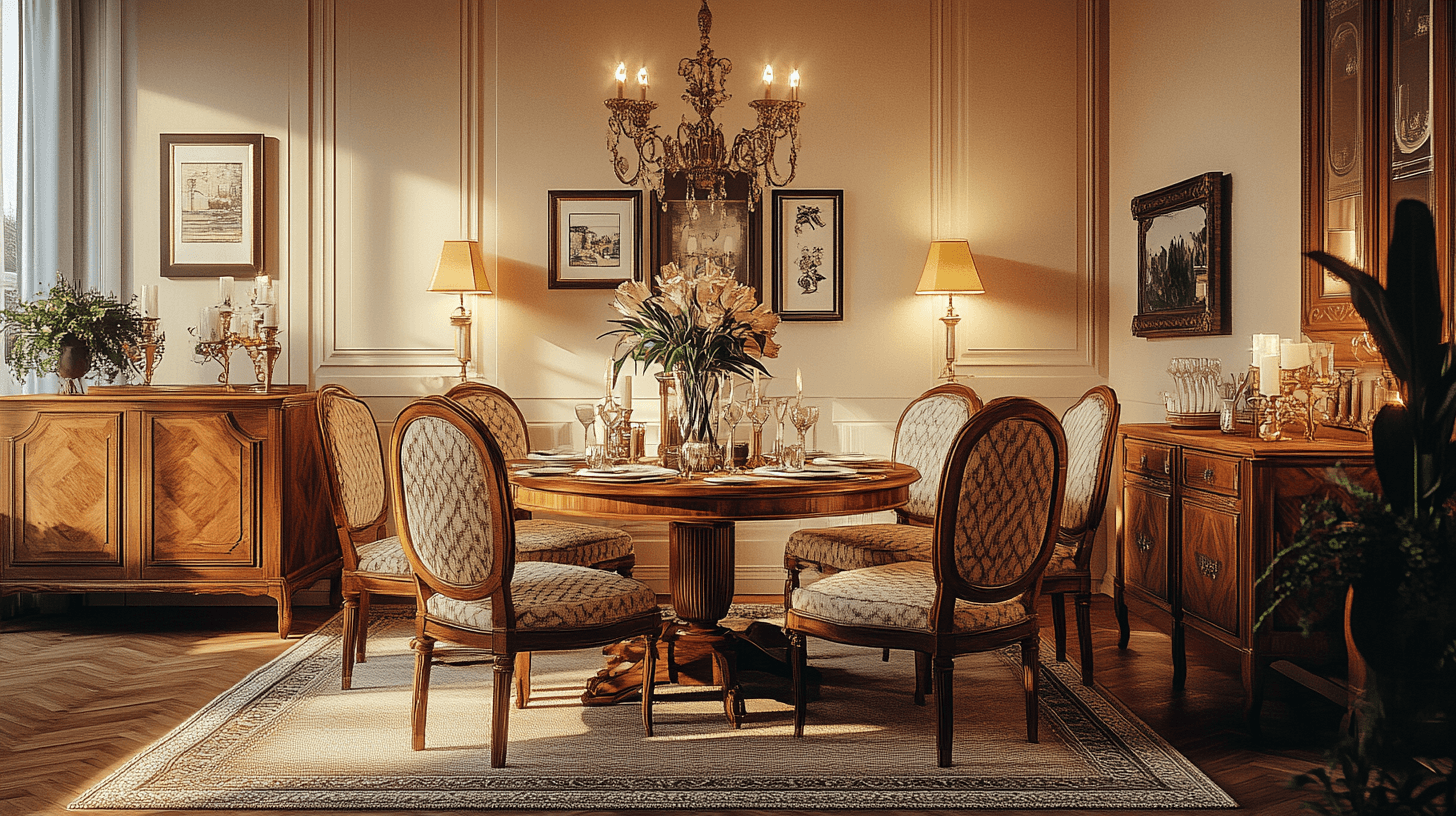 Salle à manger de style vintage : Mettre en scène des classiques intemporels