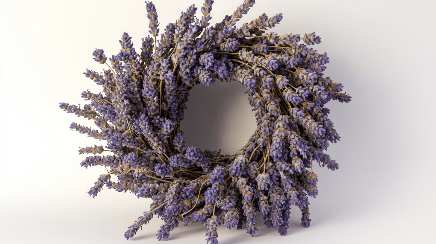 Couronnes de fleurs séchées : Élégance durable