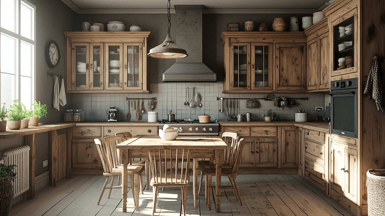 Meubles de style maison de campagne : Élégance rustique pour votre cuisine