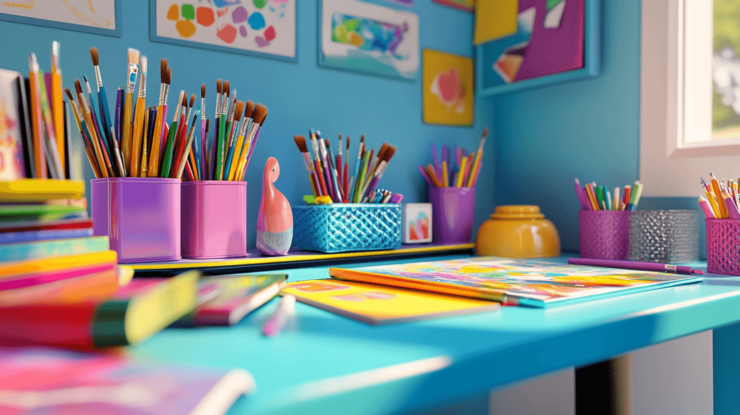 Espace de travail créatif : Bureaux pour enfants