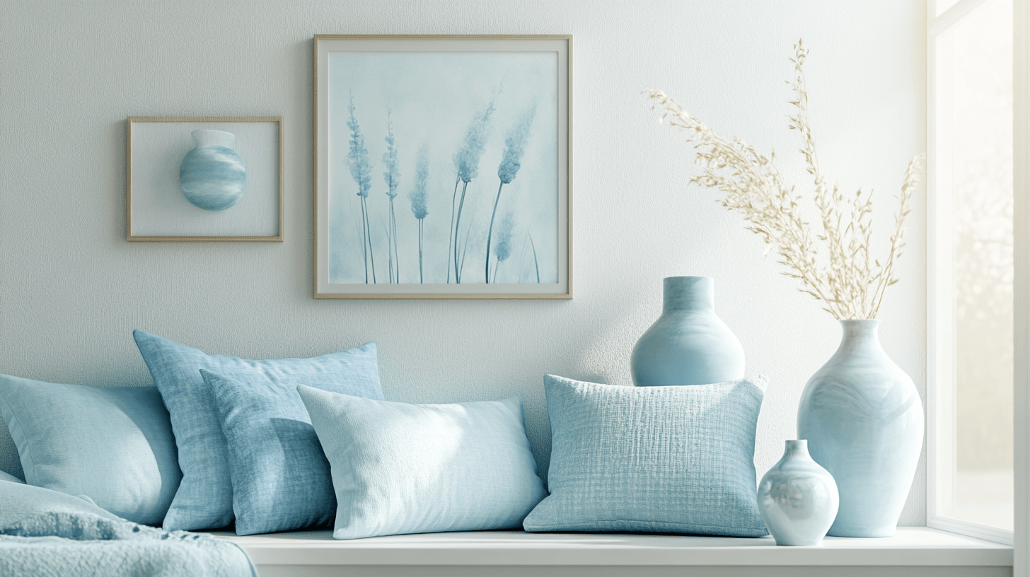 Décoration en bleu clair : Des accents frais pour votre salon