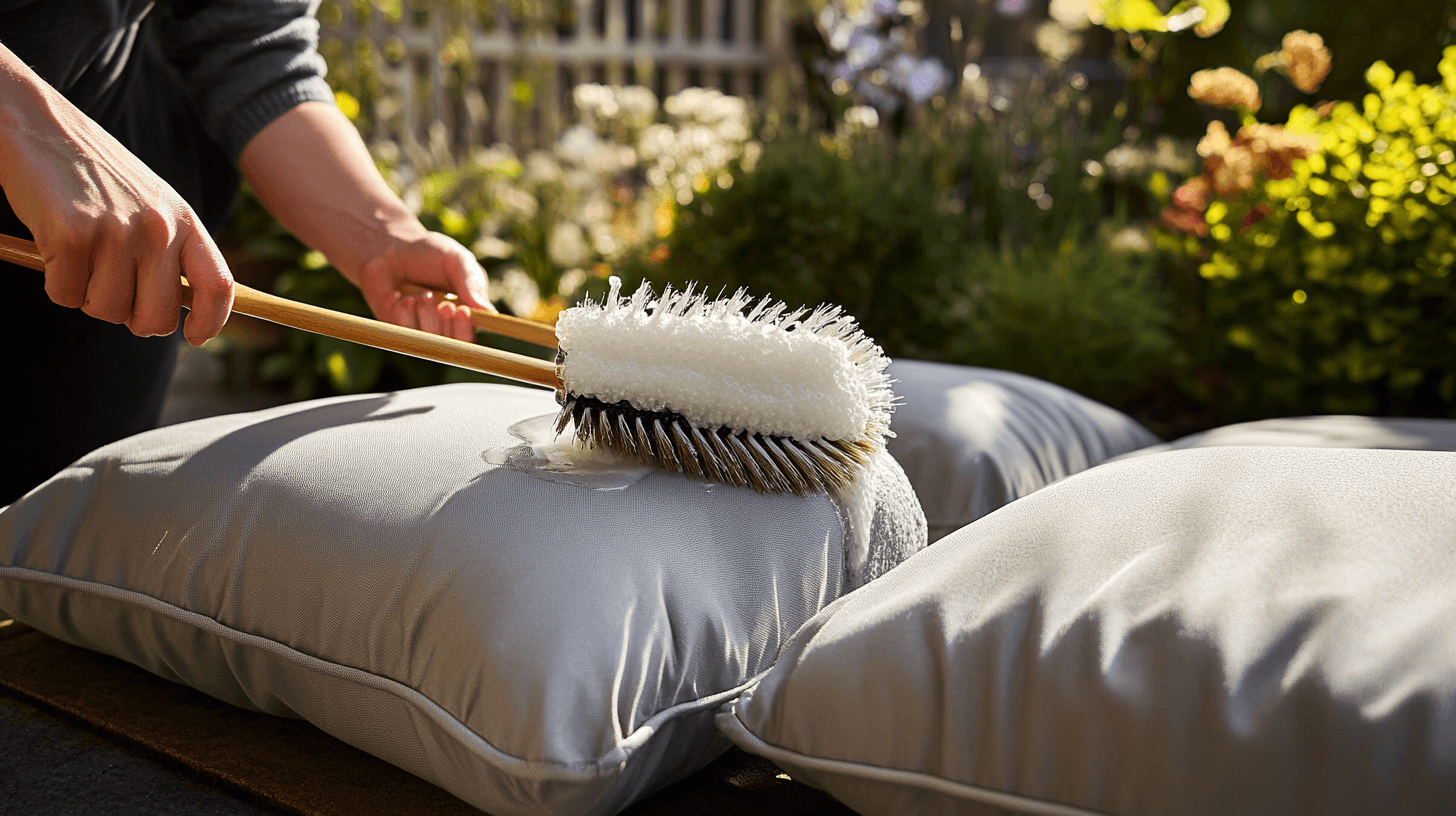 Entretien et nettoyage des coussins de meubles de jardin