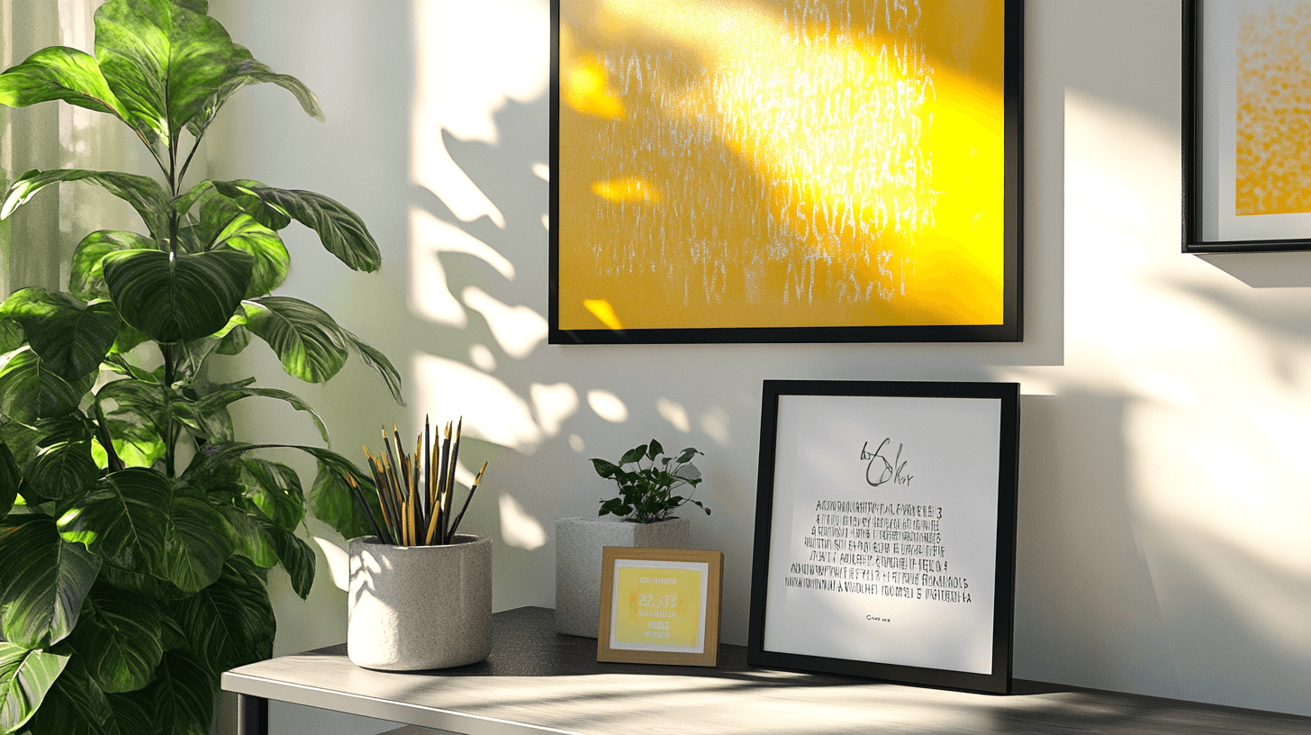 Décoration pour une atmosphère inspirante
