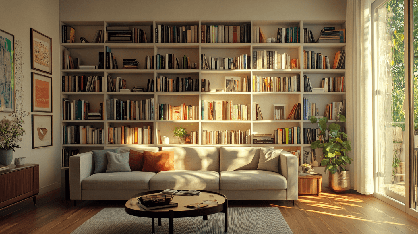 Le bon emplacement des étagères à livres