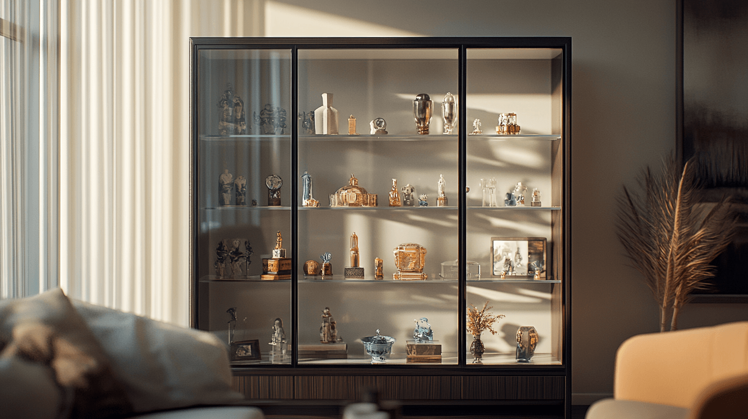 Présentation élégante : Vitrines pour vos pièces préférées
