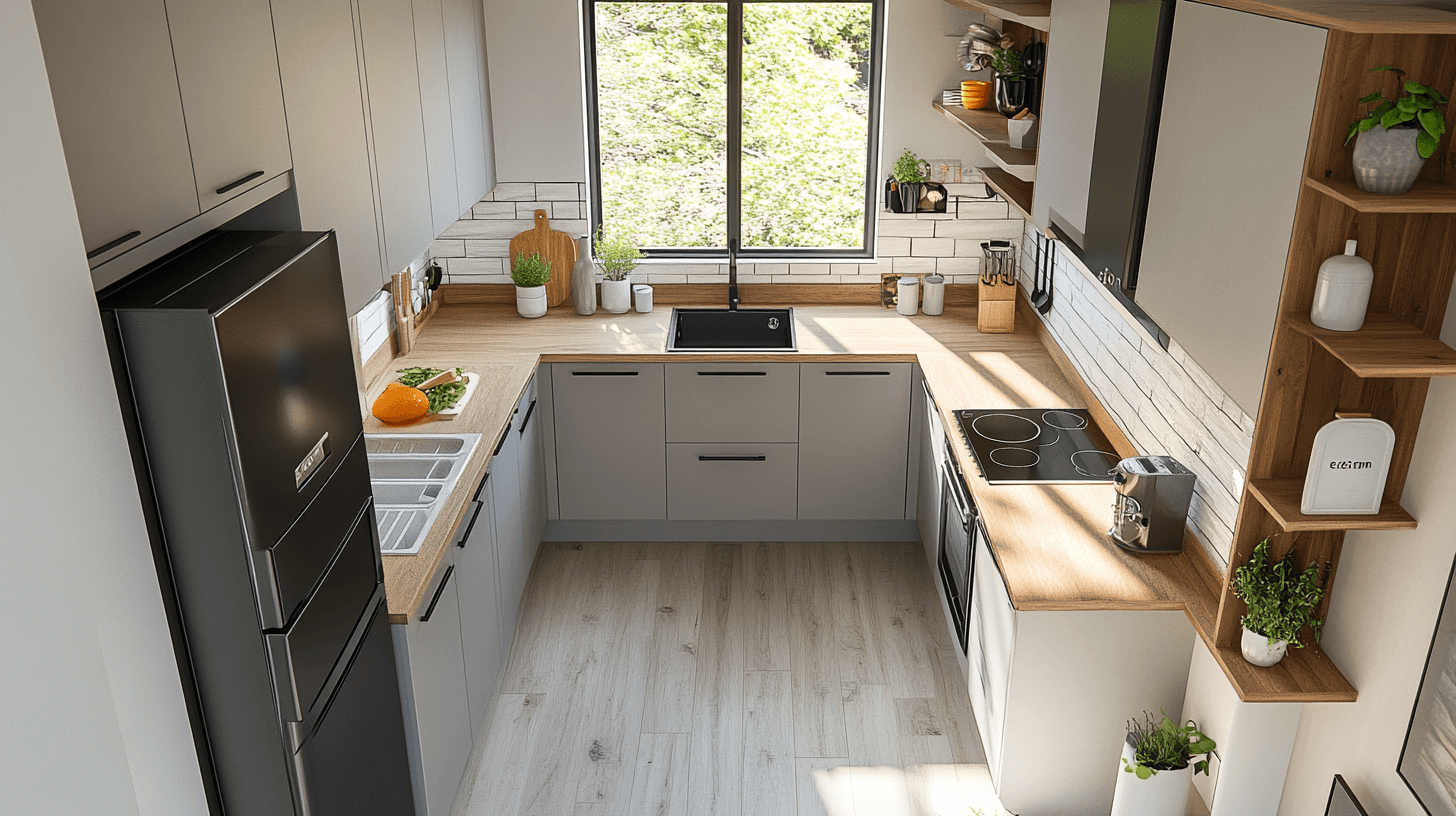 Planification et conception : Ainsi, la cuisine d'angle s'adapte à votre espace