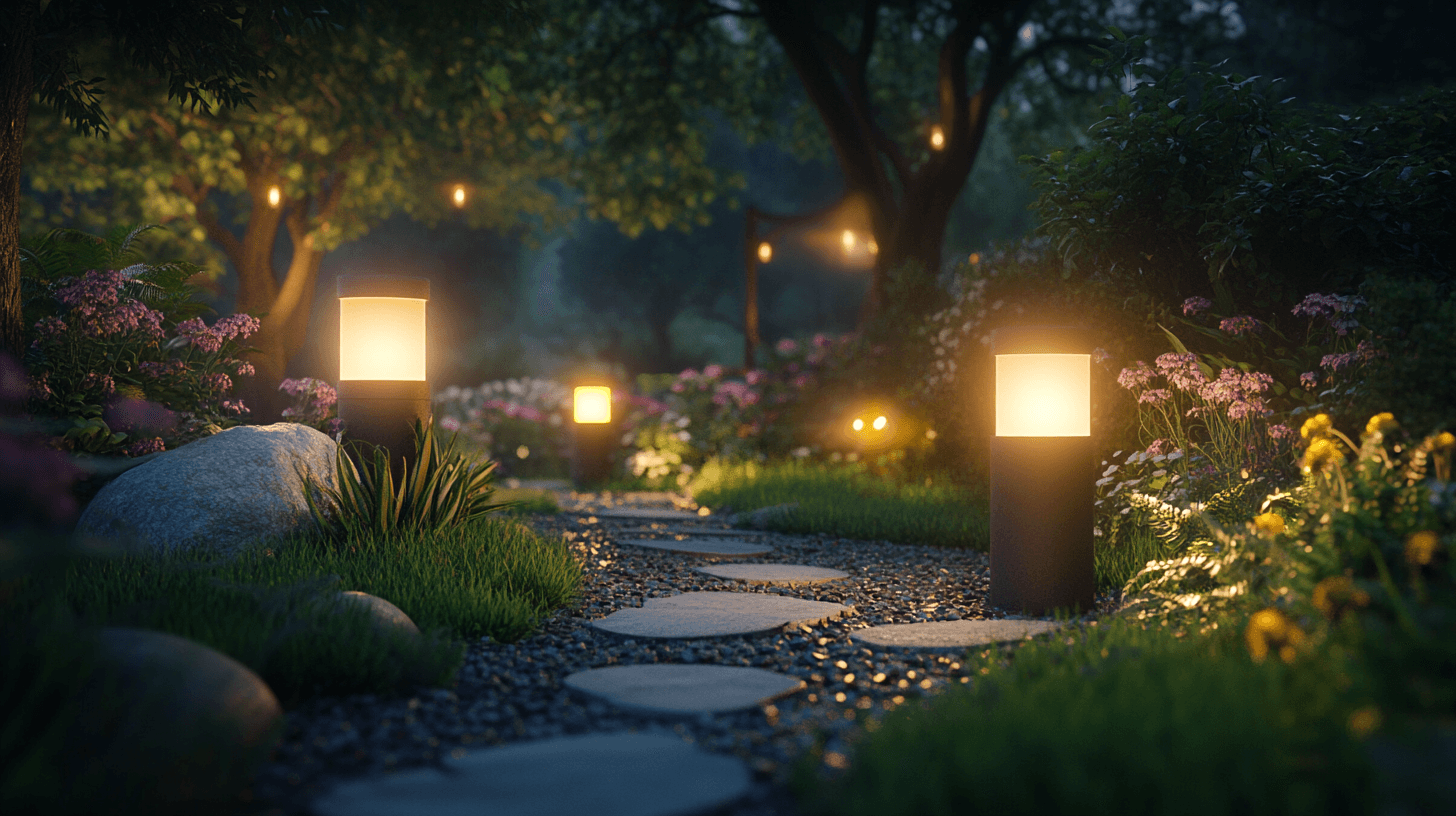 Éclairage de jardin : atmosphère et sécurité parfaitement réunies