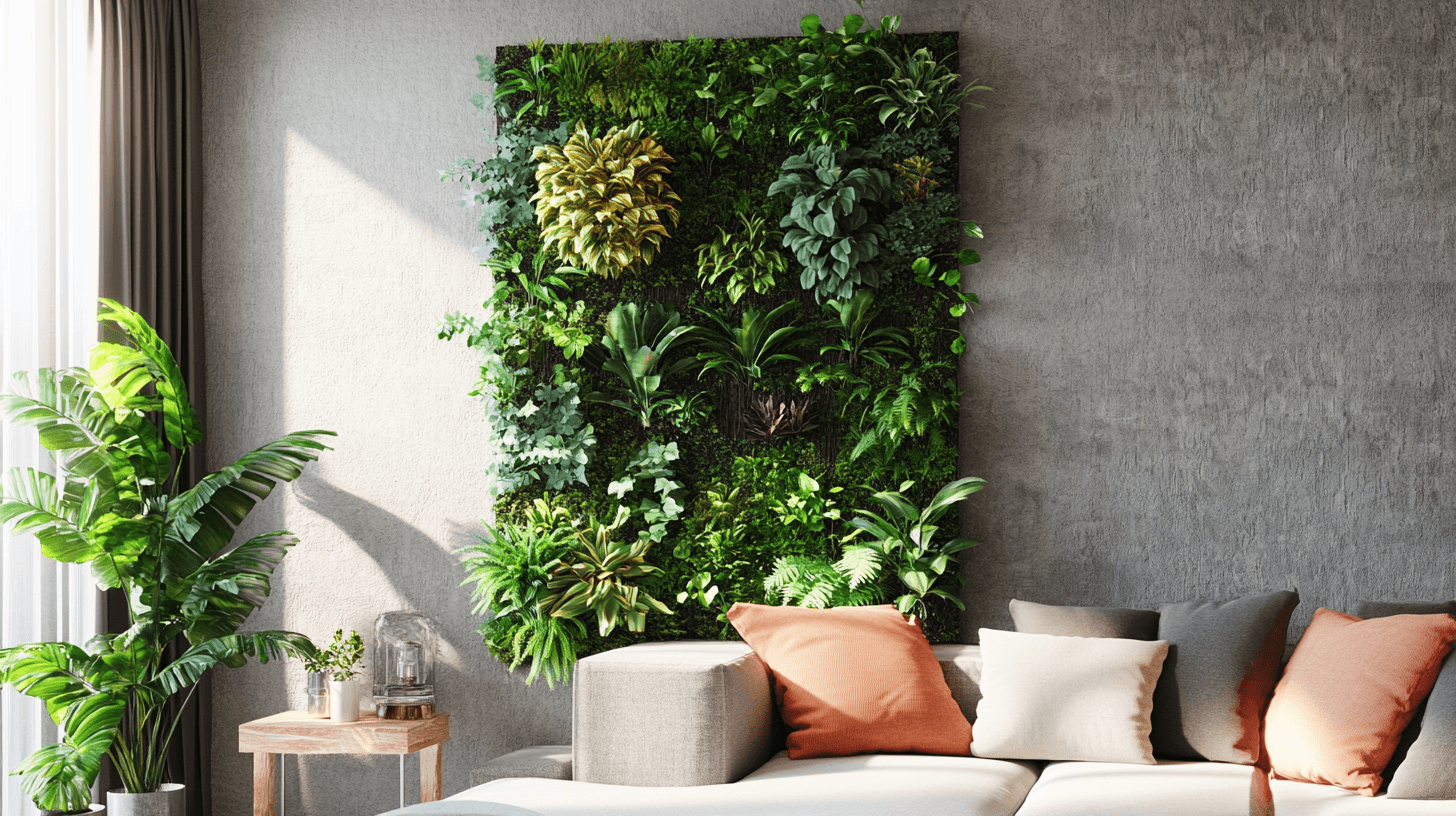 Jardins verticaux : Solutions peu encombrantes pour les petits espaces