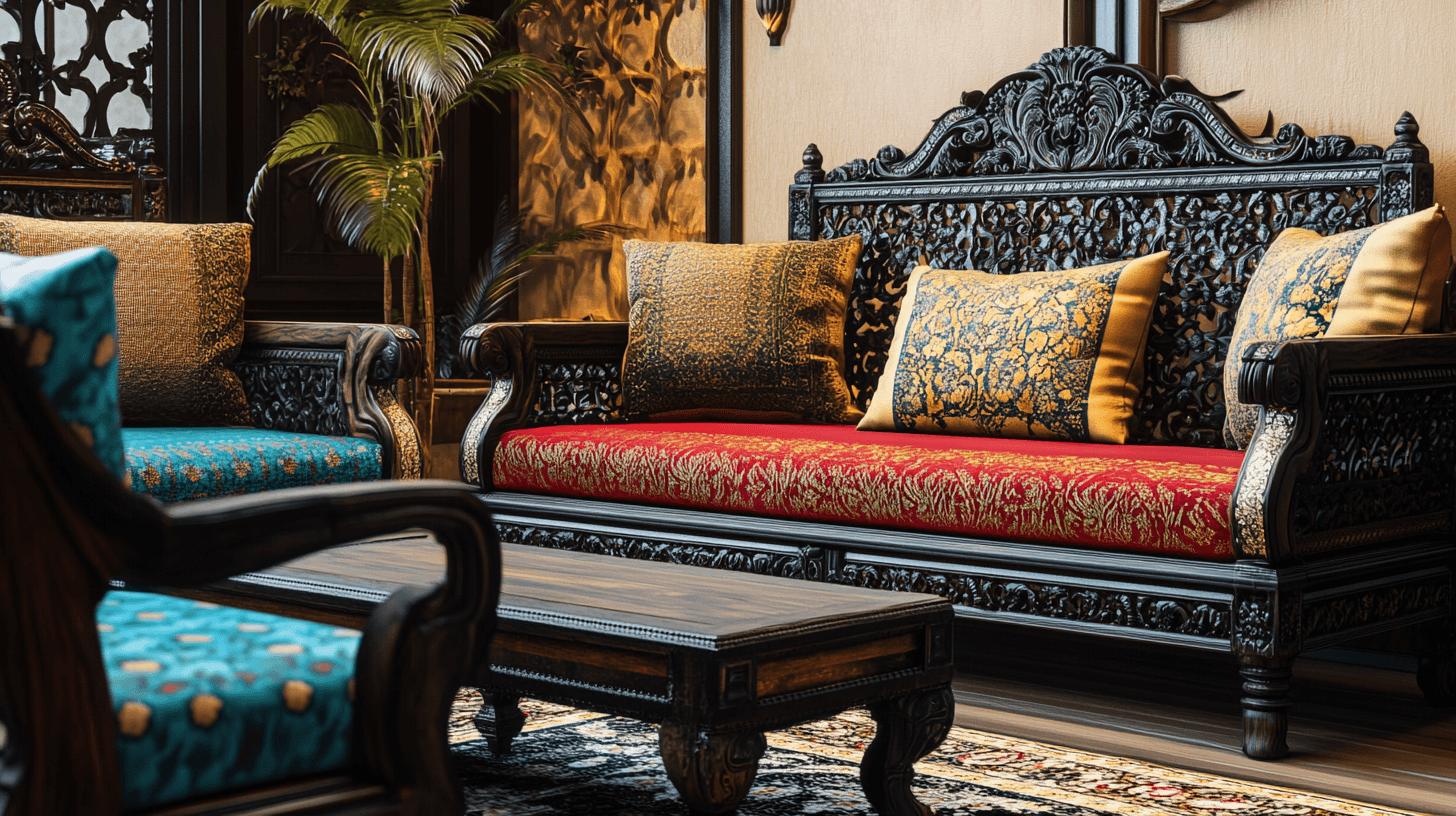 Meubles en Indian Ethno Chic : Tradition rencontre Modernité