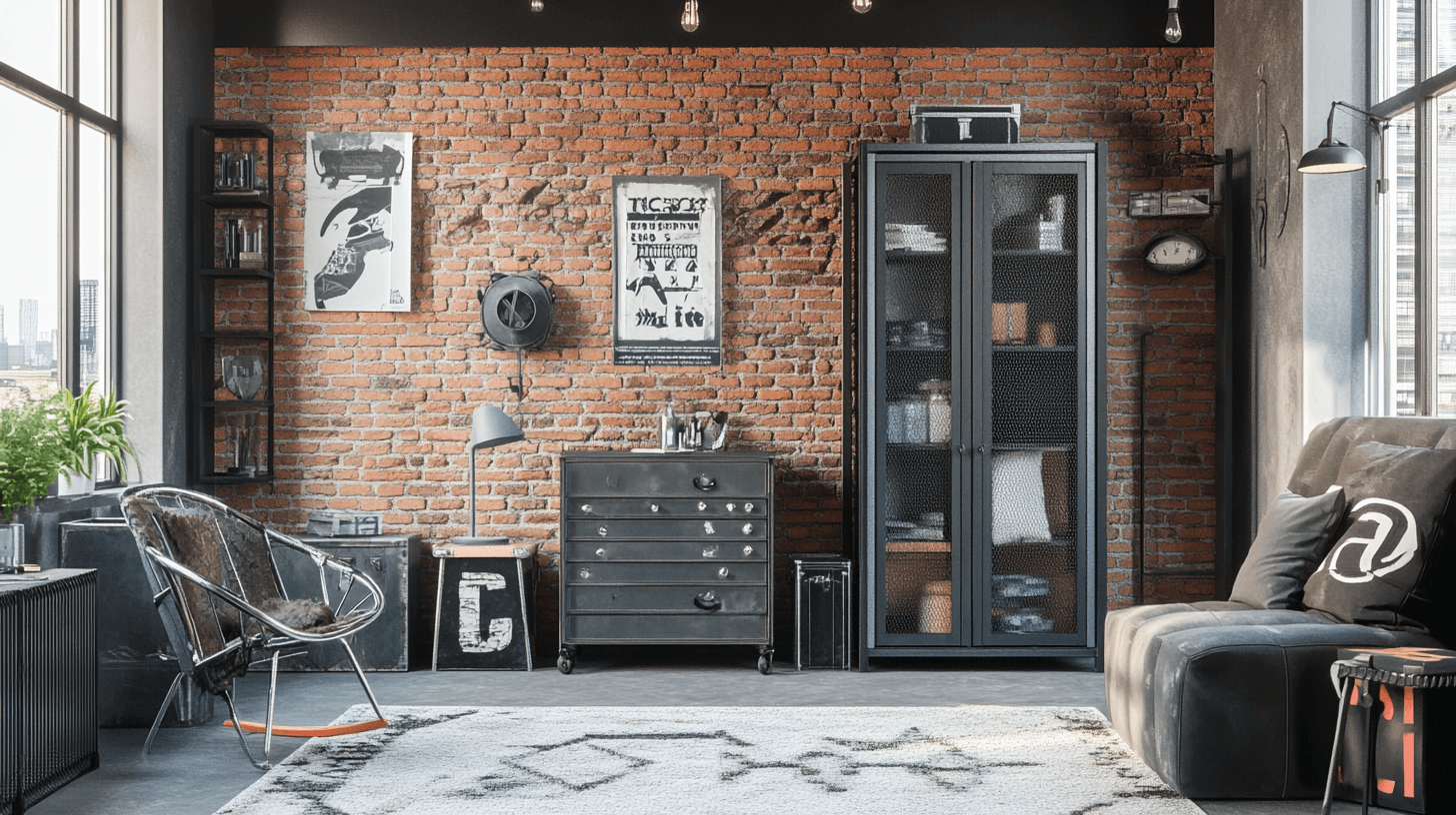 Chambre d'adolescent de style industriel : Design cool pour les adolescents