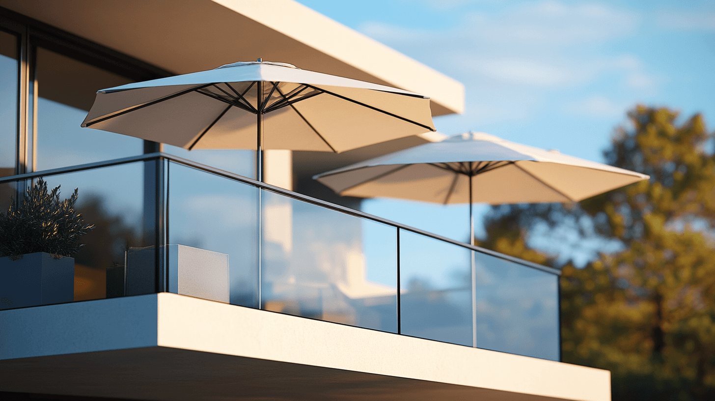 Parasols : Protection flexible pour chaque balcon
