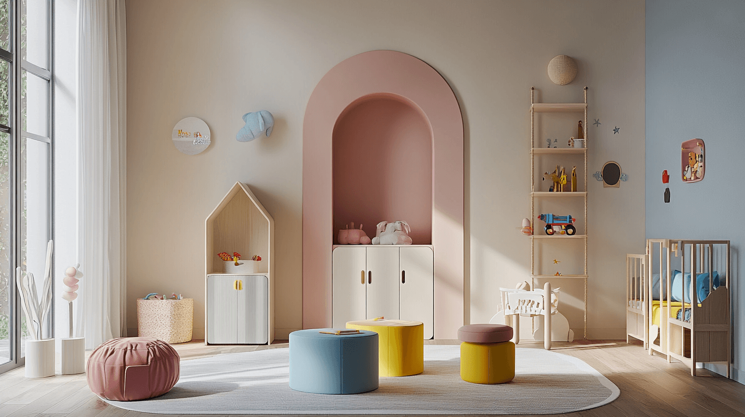 Chambre d'enfants pour différents groupes d'âge : Flexible et fonctionnelle