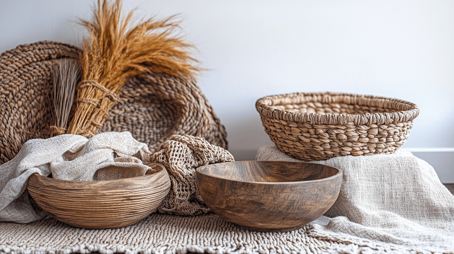 Éléments de décoration de style rustique