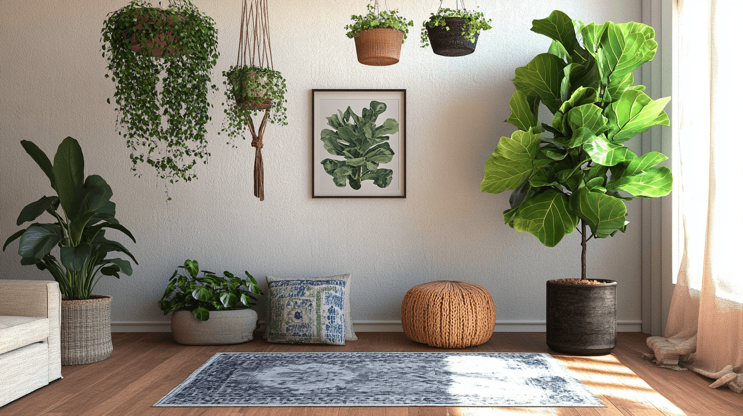 Facile d'entretien et élégant : Voici comment intégrer des plantes dans votre décoration