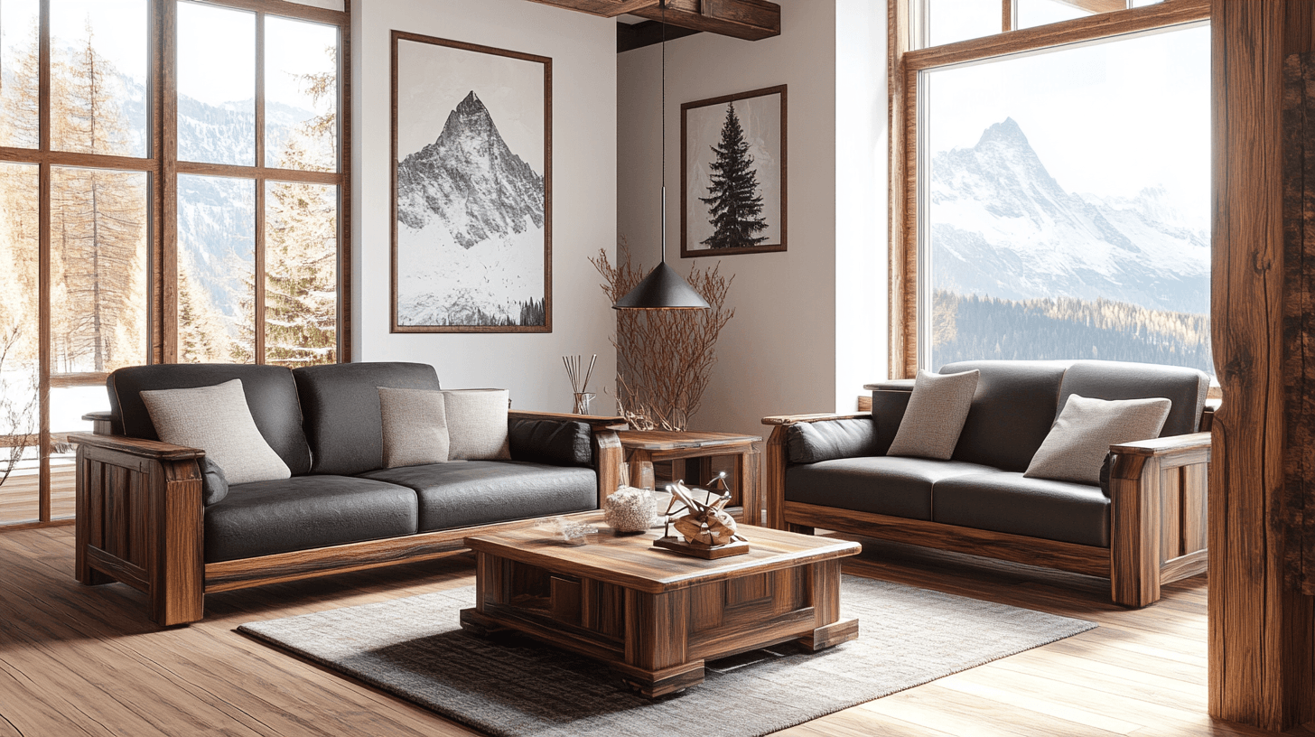 Meubles au look alpin moderne