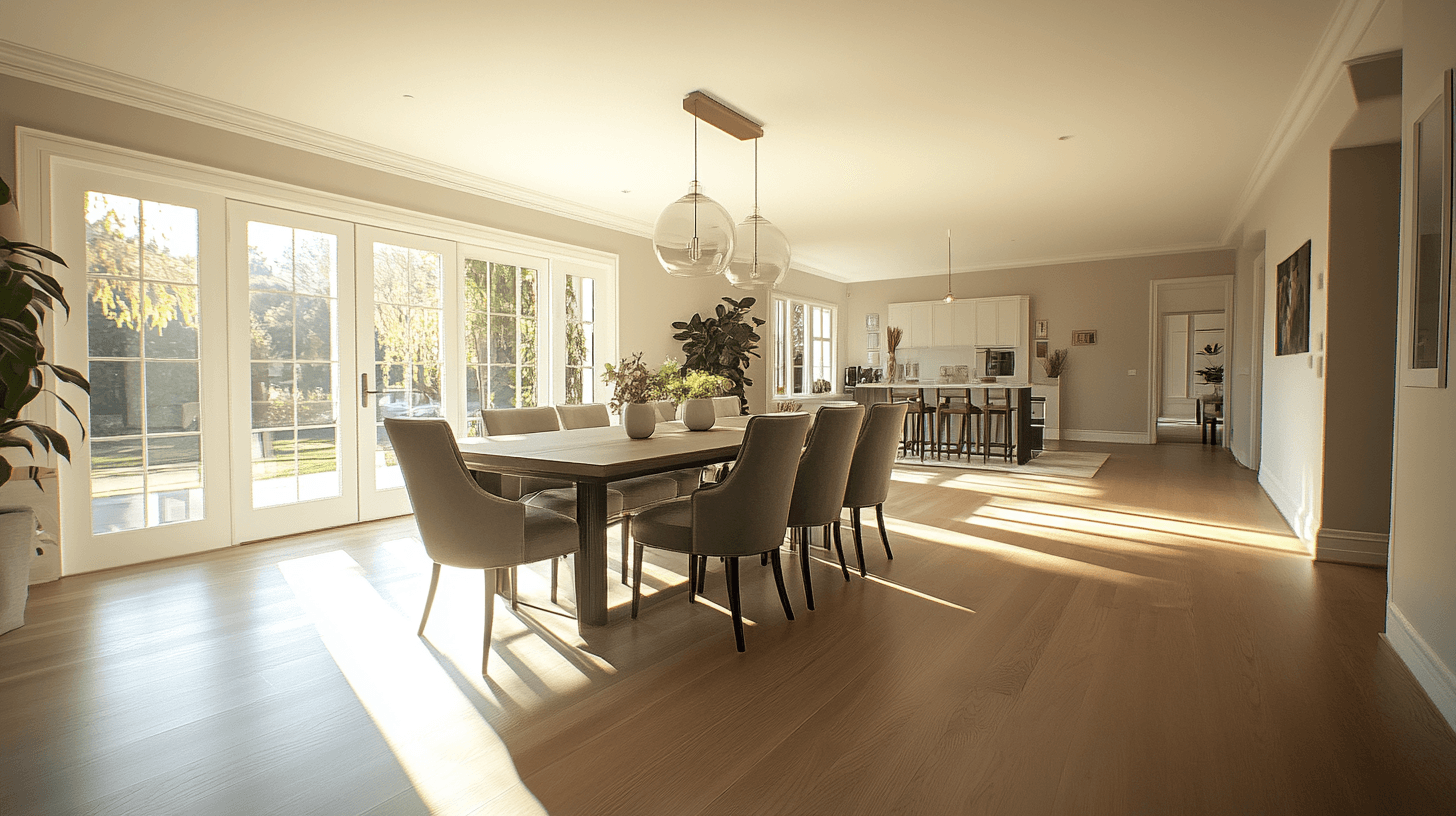 Salle à manger avec de la place pour toute la famille : Fonction et style