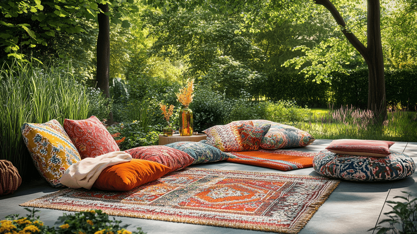 Idées de design pour les textiles d'extérieur : Créativité en plein air