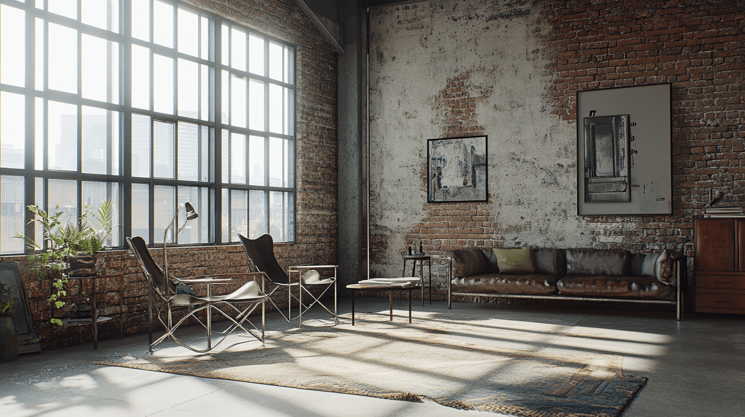 Style industriel : Aménagé de manière brute et urbaine