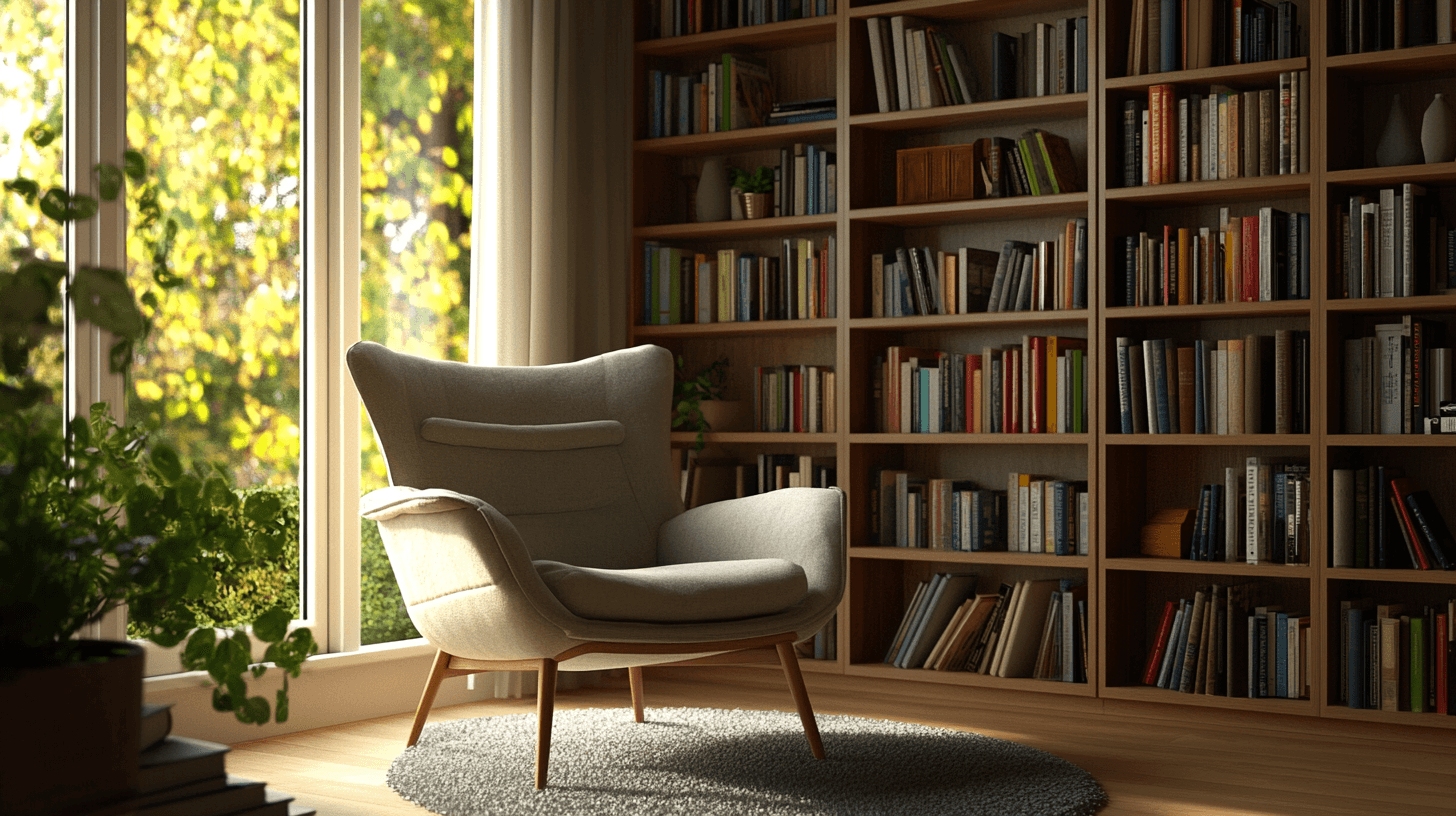 Meubles et sièges pour le coin lecture