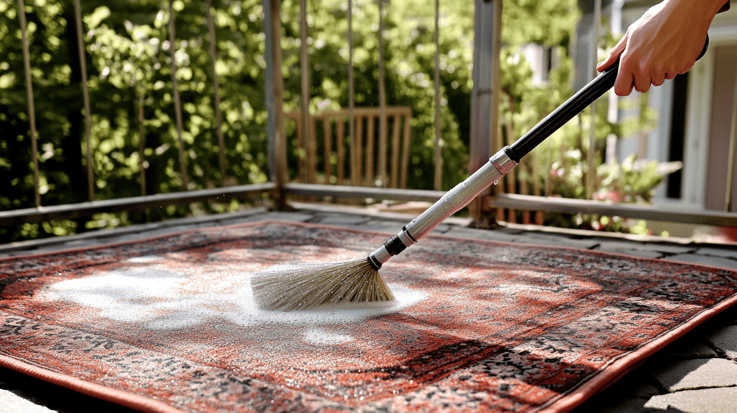 Entretien et nettoyage des tapis d'extérieur