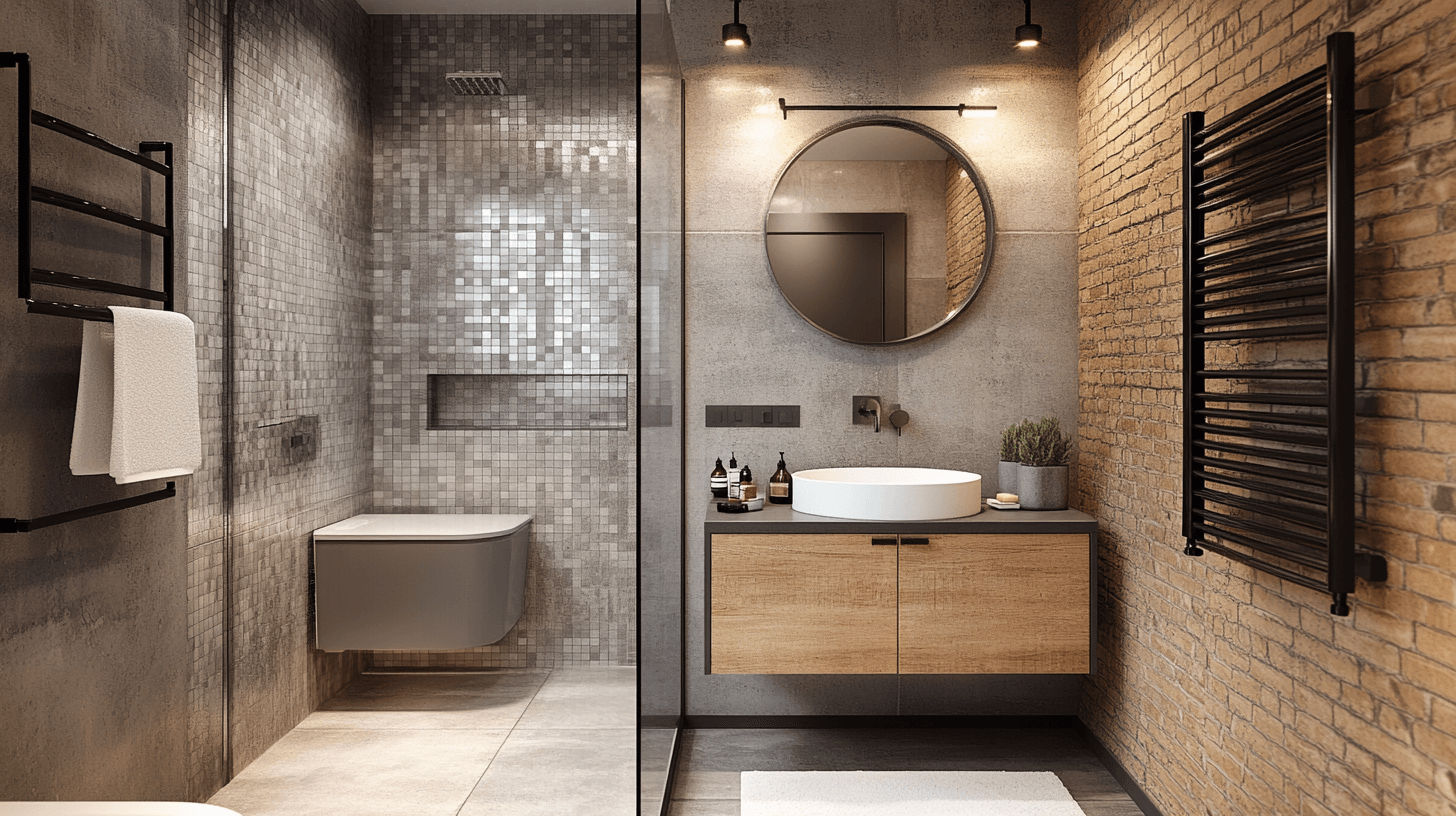 Salle de bain industrielle : Le charme du style loft