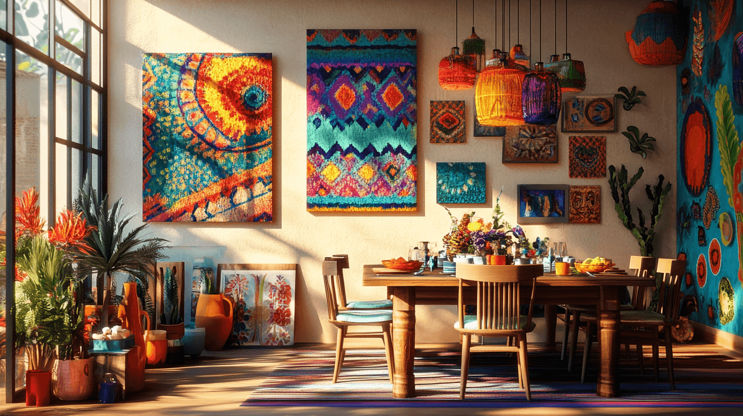 Conseils de décoration pour une salle à manger colorée