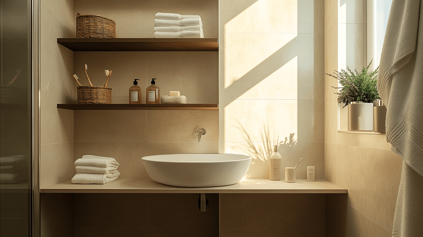 Étagères de salle de bain : ordre et élégance