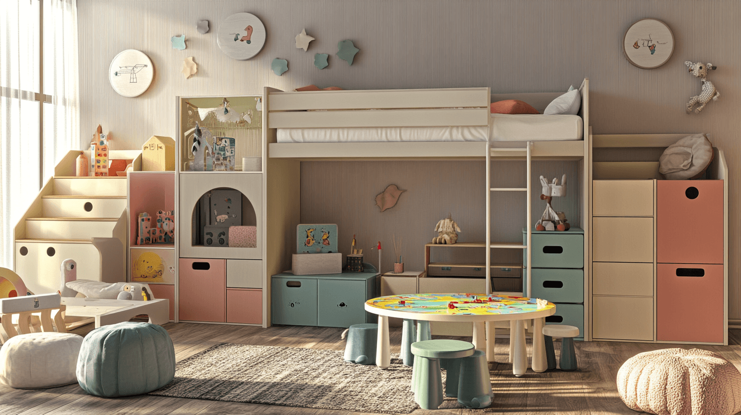 Meubles pour une chambre d'enfant créative