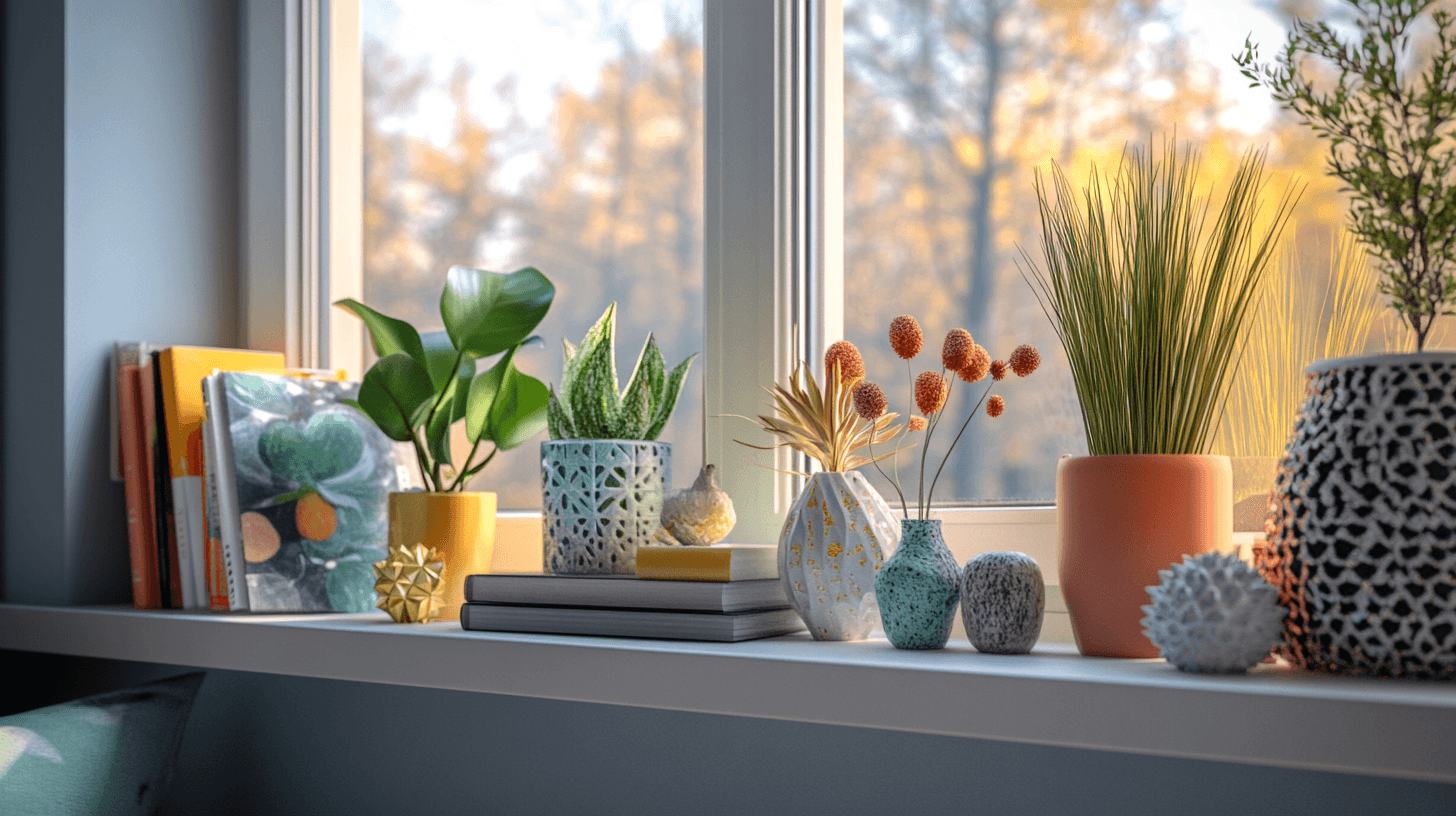 Décoration pour rebords de fenêtres : Utiliser de petites surfaces avec style