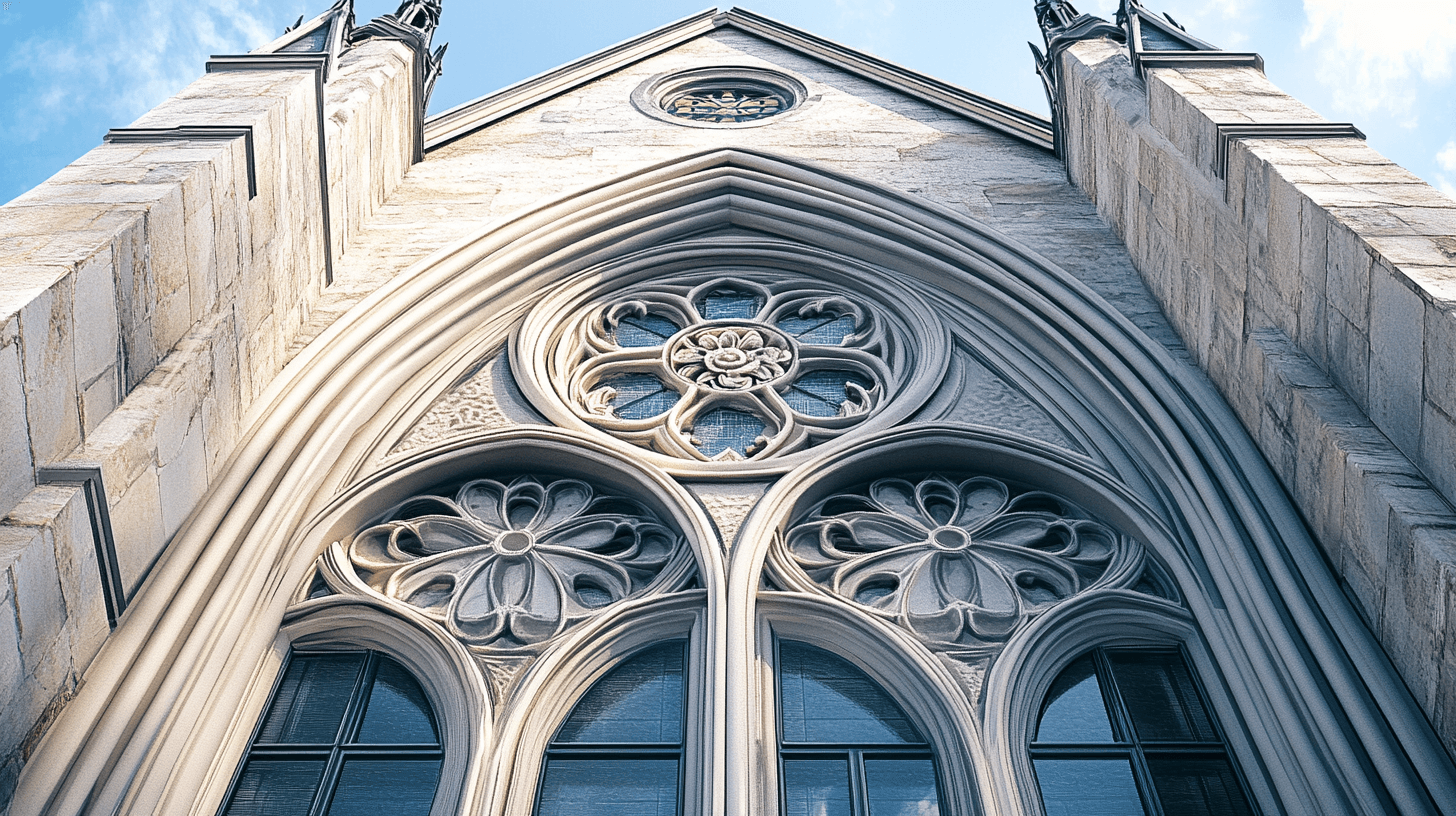 Caractéristiques architecturales du Gothic Revival