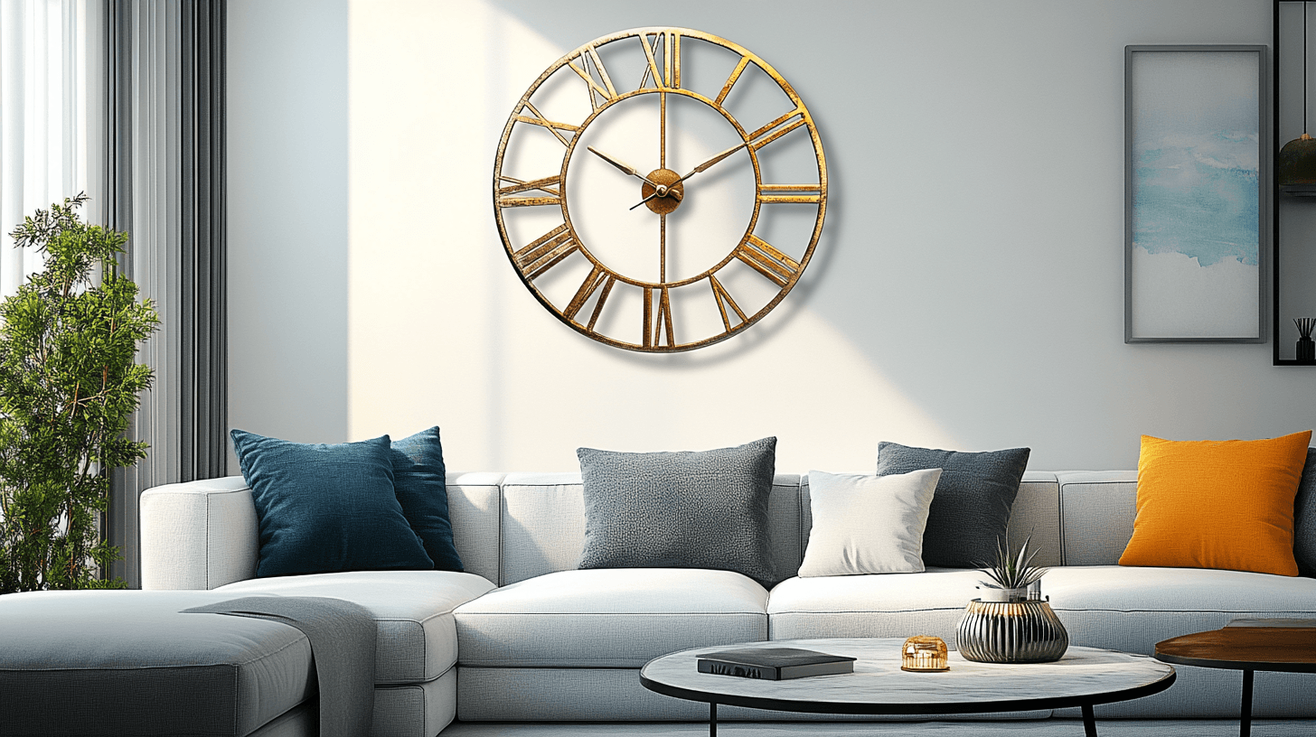 Horloges murales comme élément de décoration : Pratiques et élégantes à la fois
