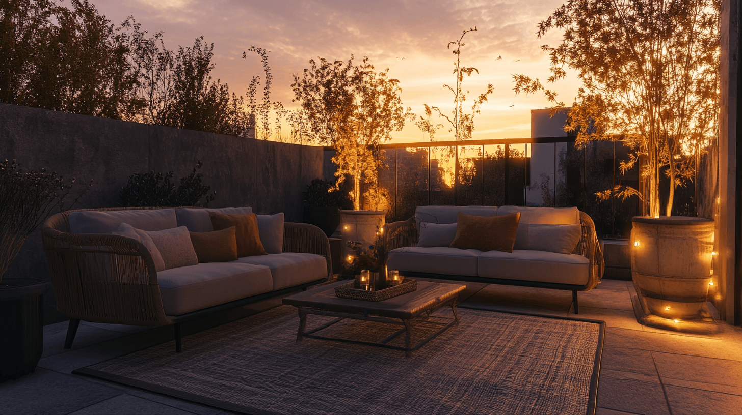 Mobilier de salon d'extérieur : Parfait pour les soirées d'été