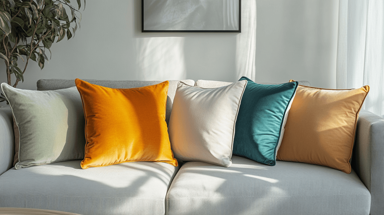Disposition et placement : mettre en scène les coussins avec habileté