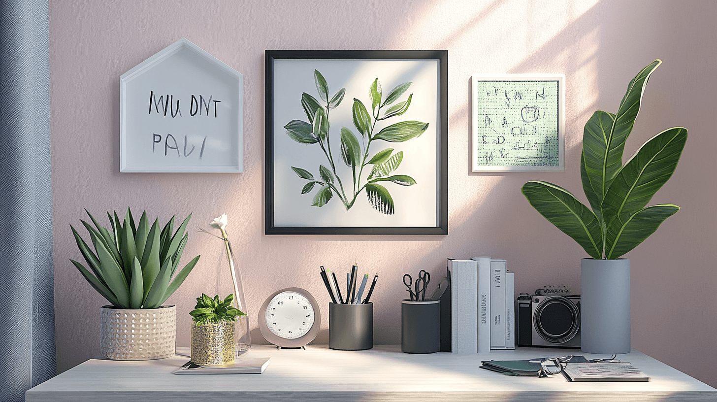 Décoration inspirante pour petits Home-Offices
