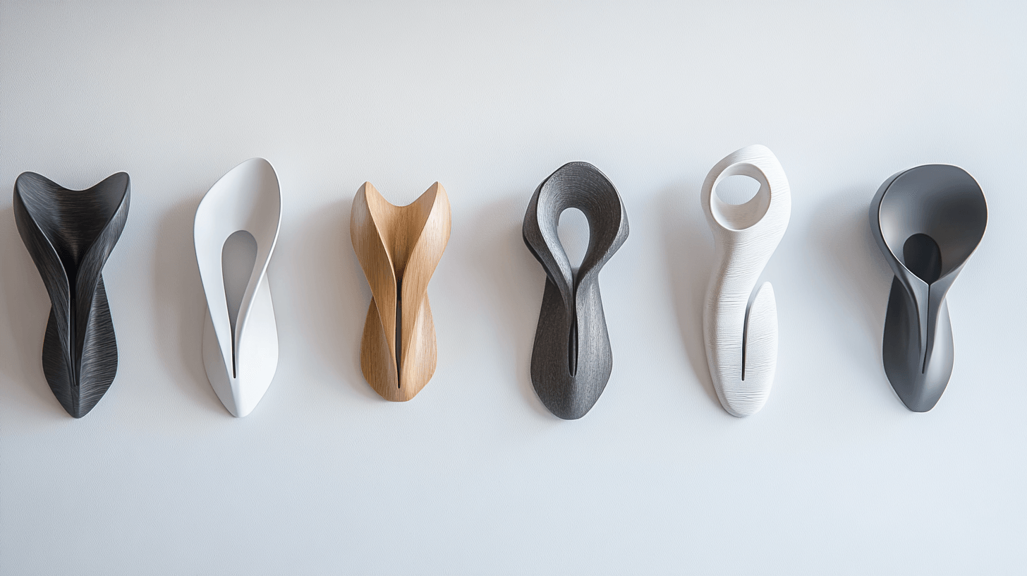 Designs innovants pour des crochets de vestiaire