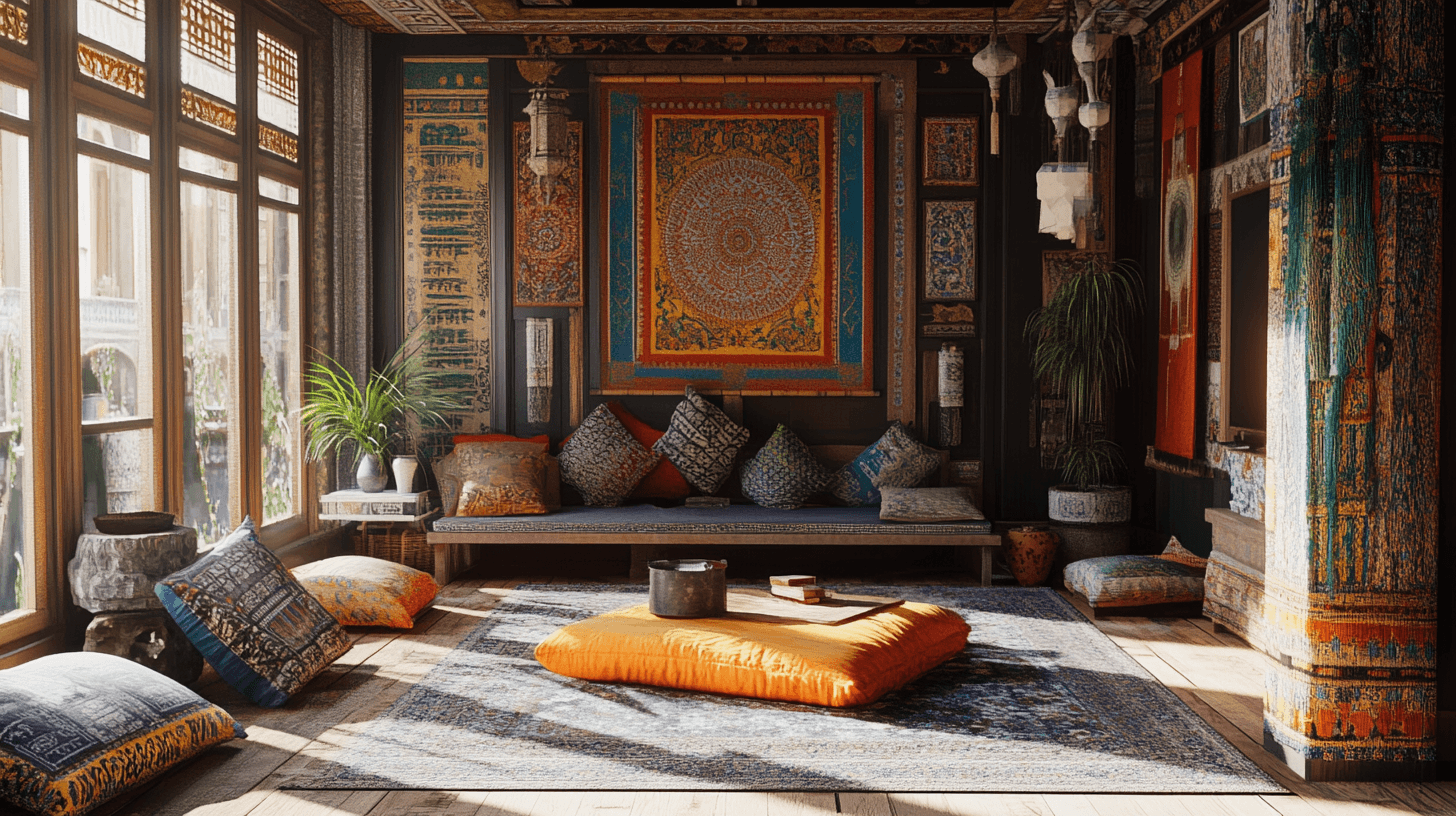 Décoration de style Fusion : diversité culturelle dans le détail