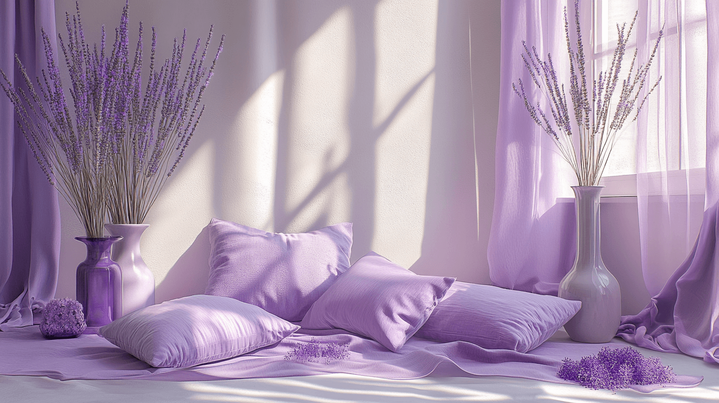 Décoration en couleur lavande : Mettre des accents pour plus de confort