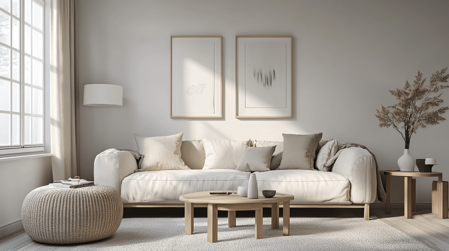 La palette de couleurs parfaite pour un salon scandinave