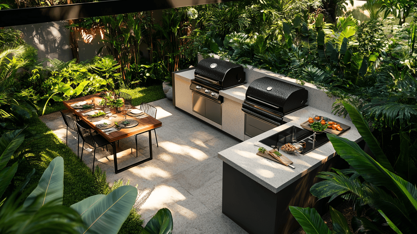 Cuisine extérieure : cuisiner et griller en plein air