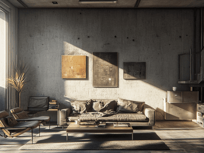 Béton comme élément de design : le look industriel pour votre maison