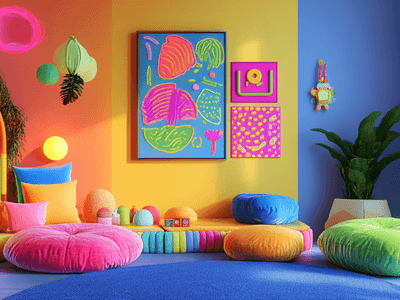 Décorer des murs blancs de manière créative : Mettre des accents avec des couleurs