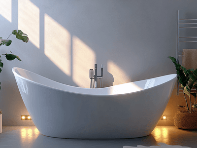 Salle de bain de style bien-être : Détente à la maison