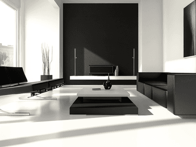 Contrastes noir et blanc : Classique et moderne à la fois